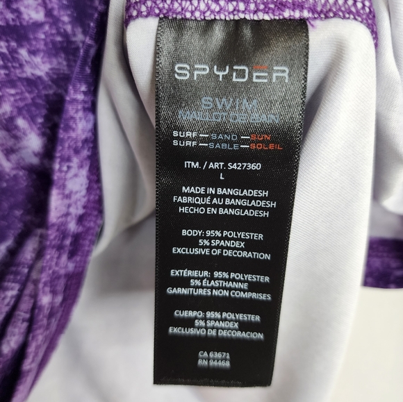 Spyder swim size Large Long sleeves - Picture 5 of 7
